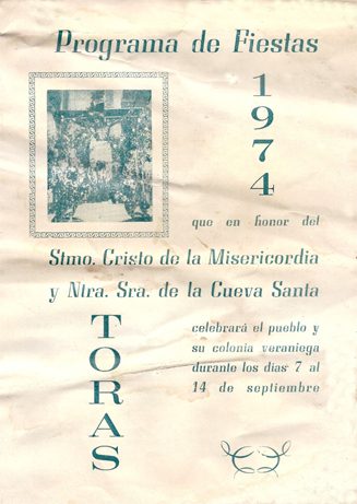 Libro de Fiestas Torás - 1974